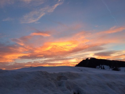 Sonnenaufgang überm Staufen